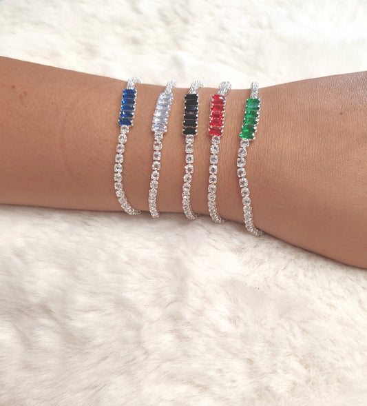 Bracciale Tennis Donna Modello B08 Vari Colori