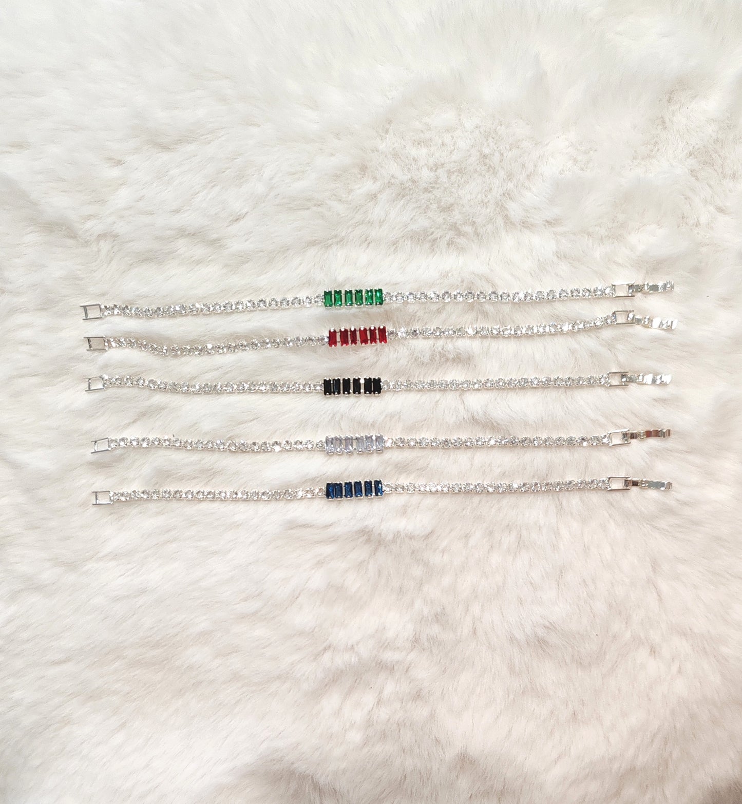 Bracciale Tennis Donna Modello B08 Vari Colori